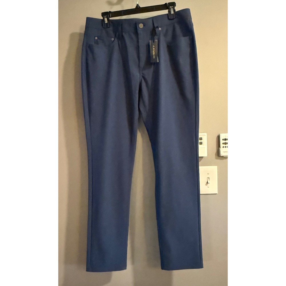 J. Hilburn Technical Trousers Mens 35x30 Blue Custom TK6-5P 5-Pocket Pants NWT